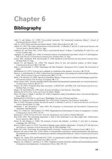 Chapter 6 - Bibliography - Palgrave