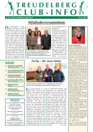 CLUB-INFO - golfclub-treudelberg