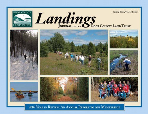 Landings- Spring 2009 - Door County Land Trust