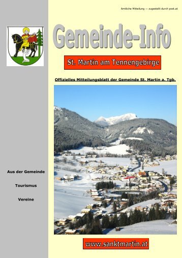 10,61 MB - Gemeinde St. Martin am Tennengebirge