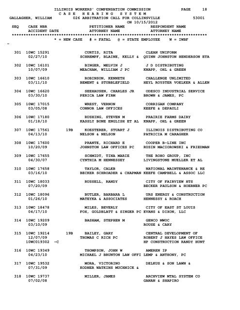 10/15c - IWCC - State of Illinois