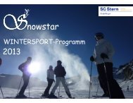 Zum Wintersportprogramm - SG Stern Sindelfingen
