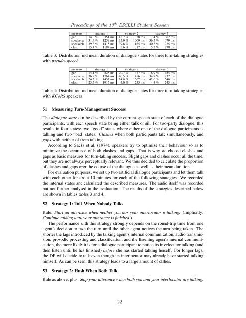 Proceedings of the 13 ESSLLI Student Session - Multiple Choices ...