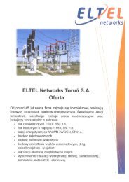 Oferta Eltel Networks ToruÅ SA