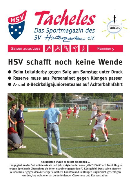 Ausgabe 5 (15. Okt 2010) - SV Hinterzarten