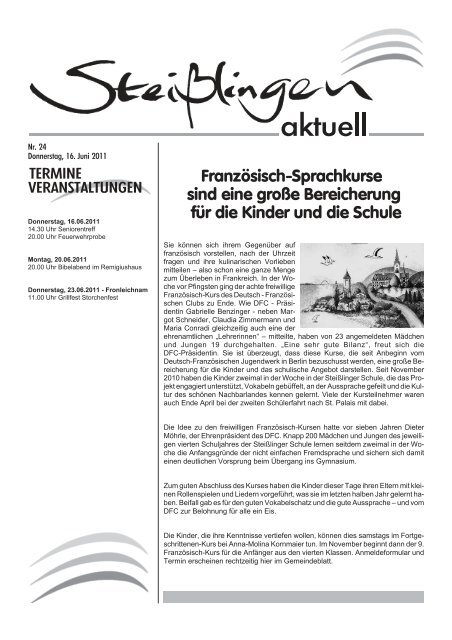 Franzosisch Sprachkurse Sind Eine Grosse Steisslingen