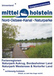 Naturpark Westensee - Tourist-Information Nord-Ostsee-Kanal