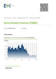 Eurex - Euro-Schatz Futures