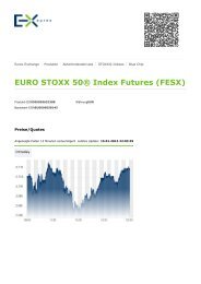 Exchange-de - EURO STOXX 50® Index Futures - Eurex