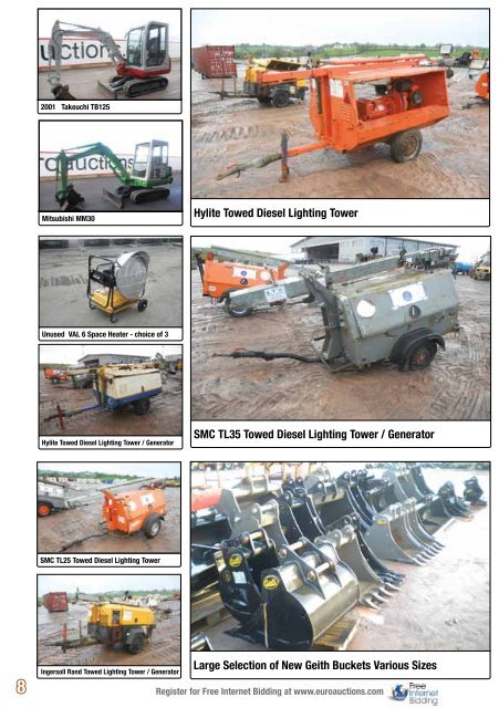 Auctioneers of Industrial Plant, Construction ... - Euro Auctions