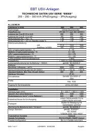 Technische Daten Deutsch - EBT Euro-Batterietechnik GmbH