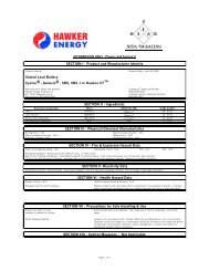 Kyle Battery Material Safety Data Sheet - Cooper Industries