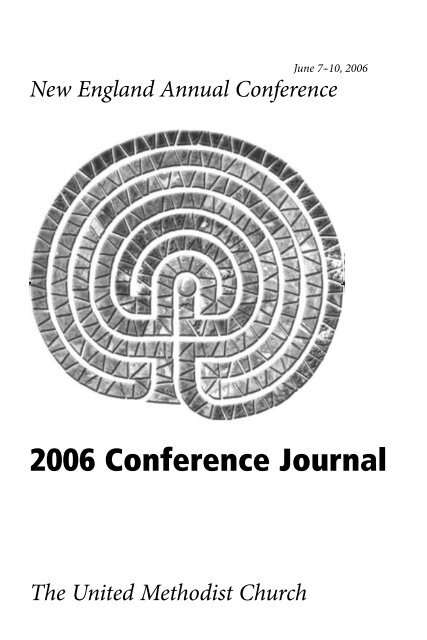 2006 conference journal fm.qxp - New England Conference