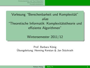 1x1 - Theoretische Informatik