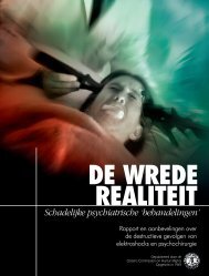 Schadelijke psychiatrische 'behandelingen' - Nederlands Comite ...