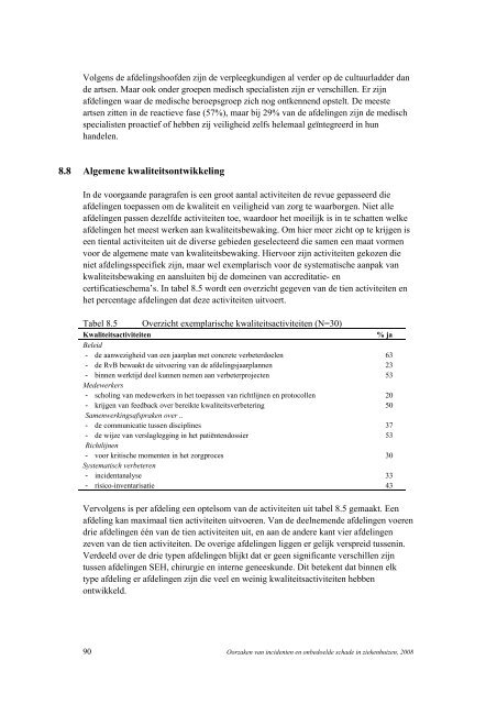 Oorzaken van Incidenten en onbedoelde Schade in - VMS ...