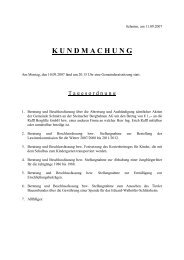 KUNDMACHUNG - Schmirn