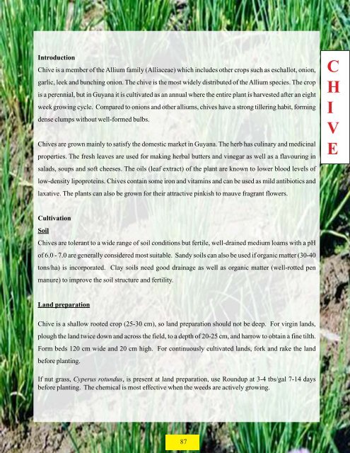 Chive - Guyana Marketing Corporation