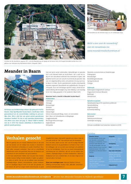 Download Meander Stroom oktober 2011 - Meander Medisch Centrum