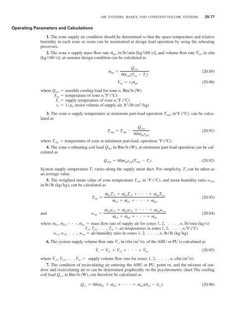 Handbook of air conditioning and refrigeration / Shan K