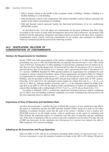 Handbook of air conditioning and refrigeration / Shan K