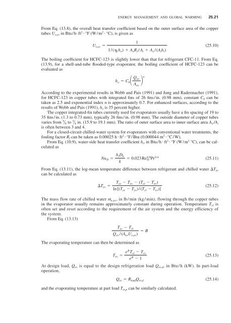 Handbook of air conditioning and refrigeration / Shan K