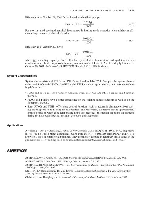 Handbook of air conditioning and refrigeration / Shan K