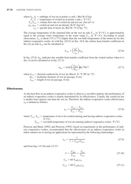 Handbook of air conditioning and refrigeration / Shan K