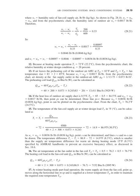 Handbook of air conditioning and refrigeration / Shan K