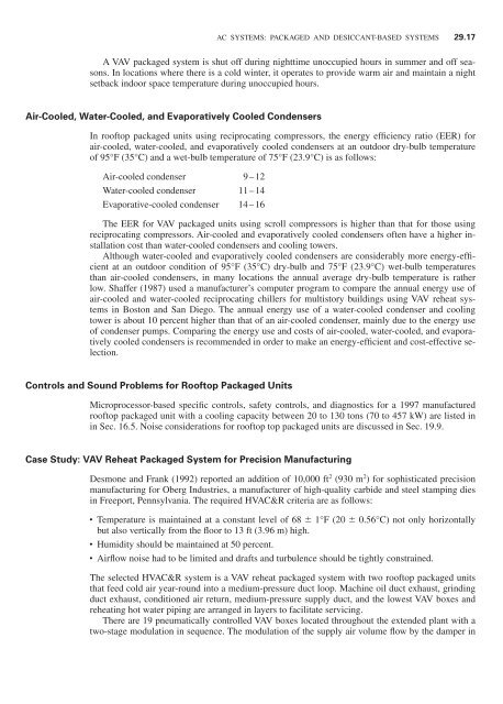 Handbook of air conditioning and refrigeration / Shan K