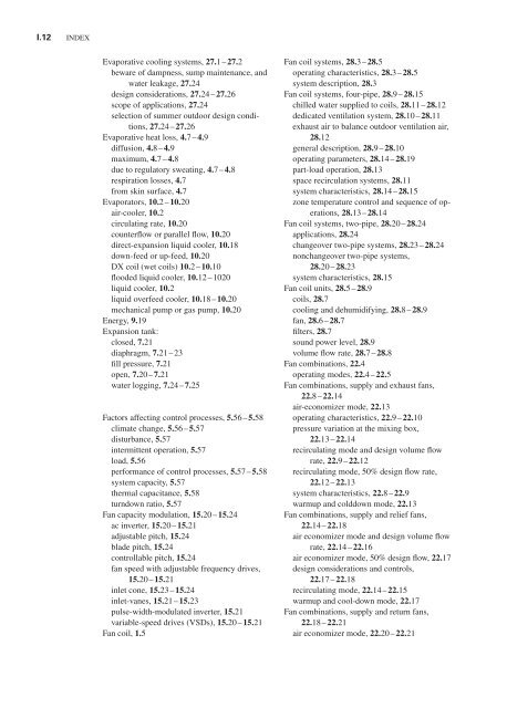 Handbook of air conditioning and refrigeration / Shan K