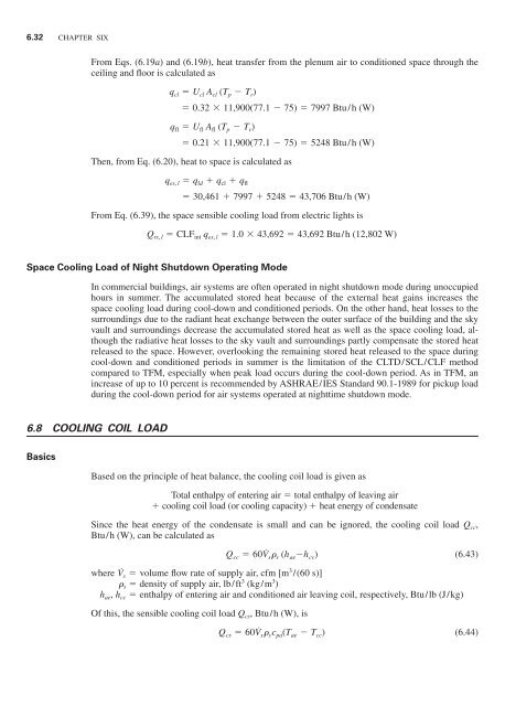 Handbook of air conditioning and refrigeration / Shan K