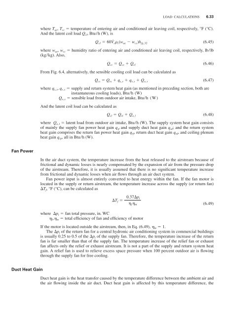 Handbook of air conditioning and refrigeration / Shan K