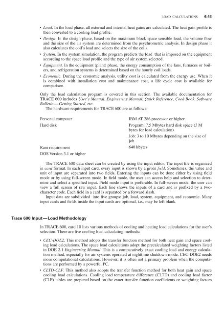 Handbook of air conditioning and refrigeration / Shan K