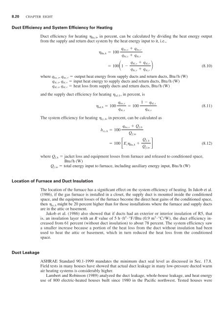 Handbook of air conditioning and refrigeration / Shan K