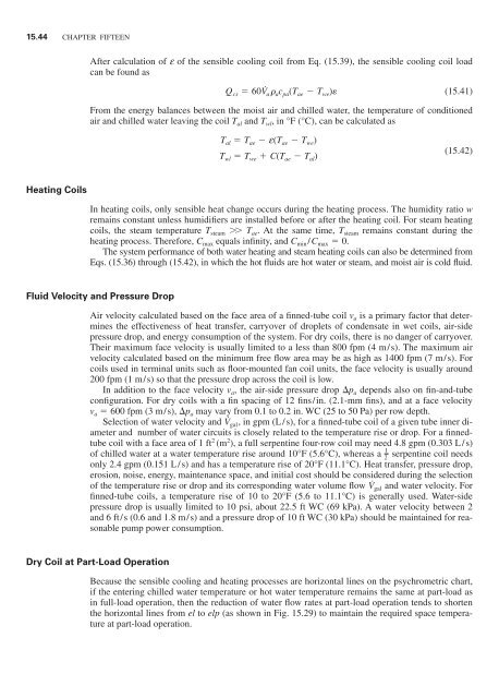 Handbook of air conditioning and refrigeration / Shan K