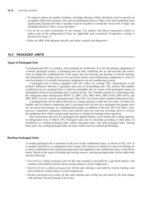 Handbook of air conditioning and refrigeration / Shan K