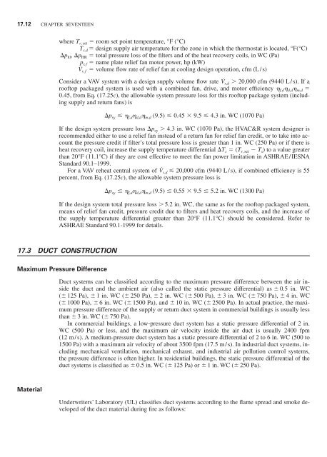 Handbook of air conditioning and refrigeration / Shan K