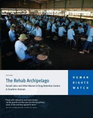 The Rehab Archipelago - Human Rights Watch
