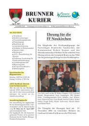 Brunner Kurier Ausgabe April 2007 - Gemeinde Brunn an der Wild