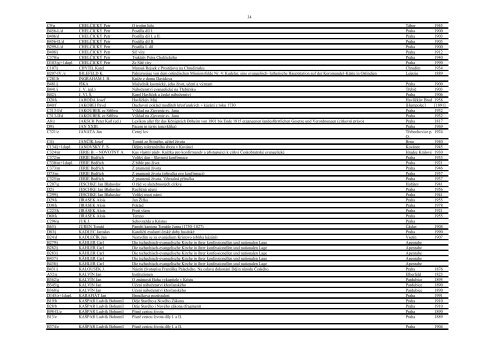 Knihovna VERITAS – Způsob řazení knih