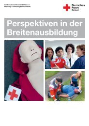 Perspektiven in der Breitenausbildung - DRK