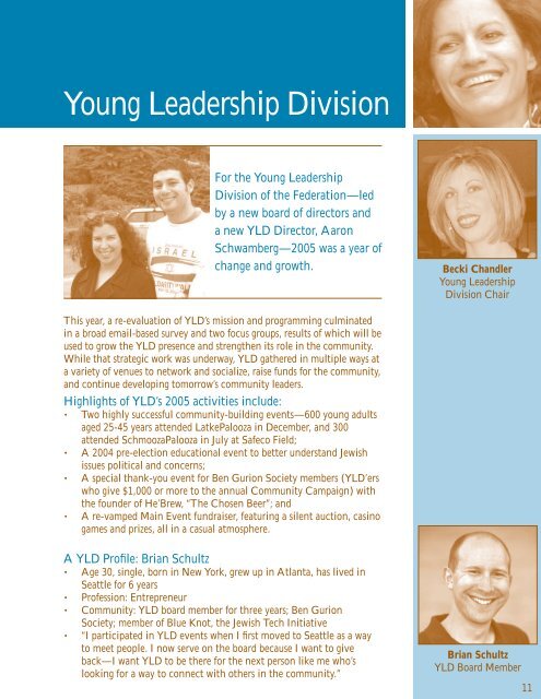 2005 Annual Report - Jewish Federation of Greater Seattle