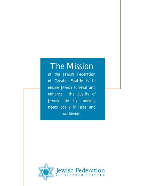 2005 Annual Report - Jewish Federation of Greater Seattle