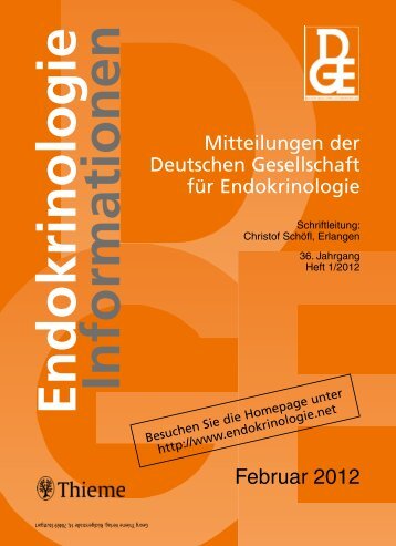 Endokrinologie Informationen - Deutsche Gesellschaft für ...