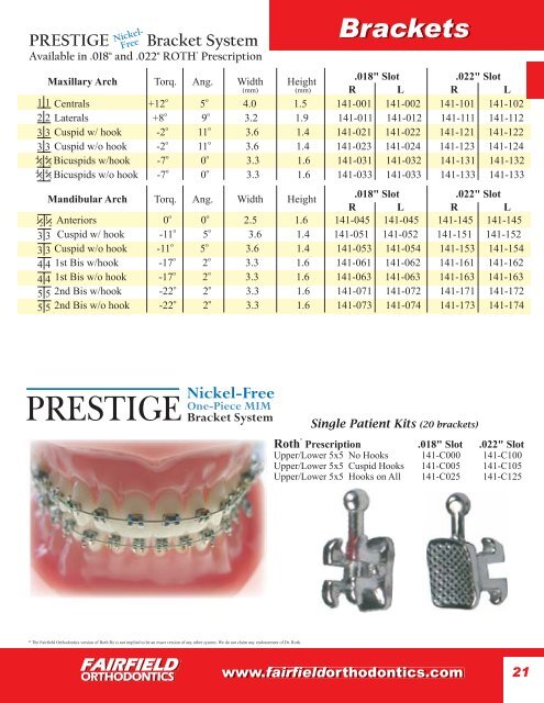 STRATUS BIOMERGE Brackets - Fairfield Orthodontics