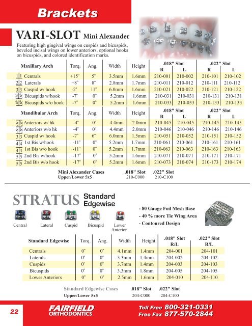 STRATUS BIOMERGE Brackets - Fairfield Orthodontics