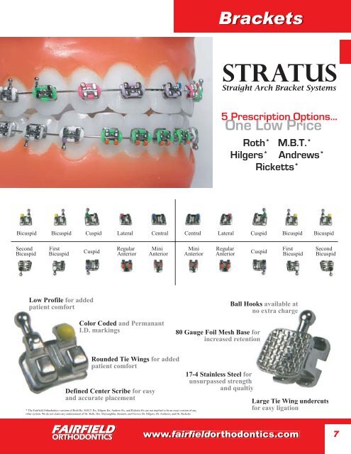 STRATUS BIOMERGE Brackets - Fairfield Orthodontics