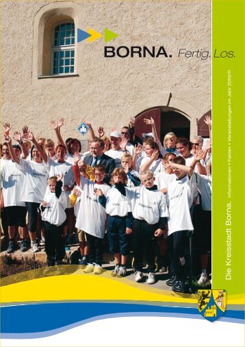 Die Kreisstadt Borna. - Druckhaus Borna