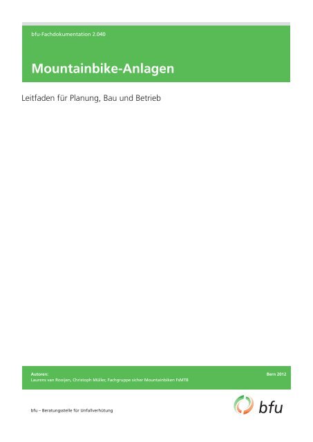 Mountainbike-Anlagen - BfU